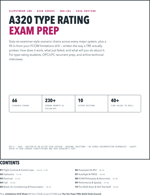 A320 Type Rating Exam Prep cover